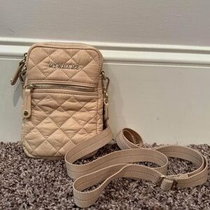 MZ Wallace Micro Crosby. Beige color.